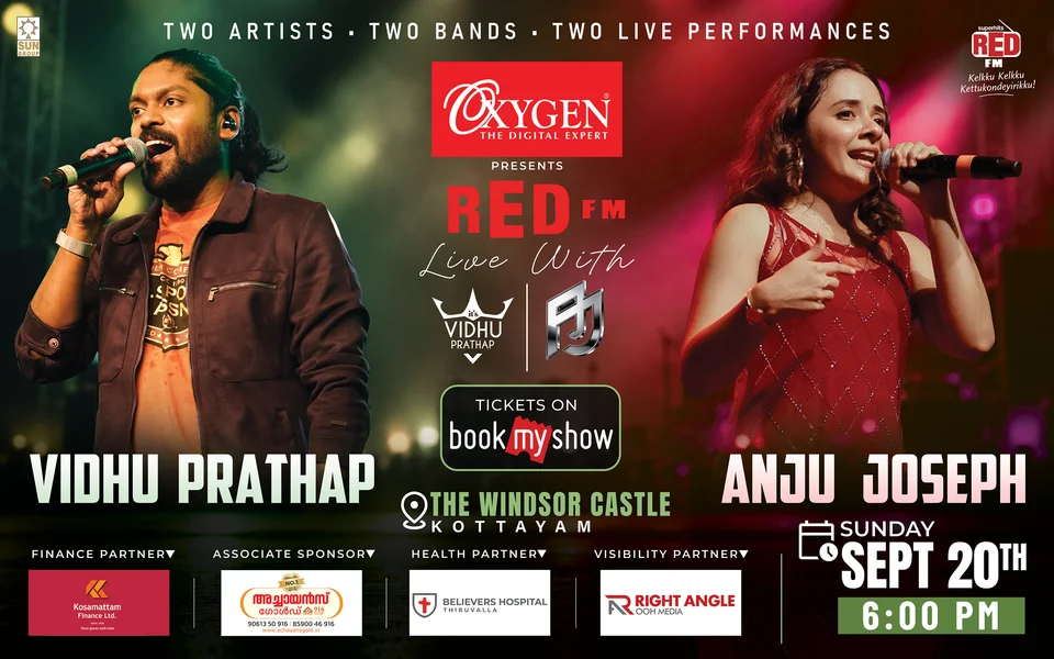 Vidhu Prathap & Anju Joseph Live — Concert Campaign
