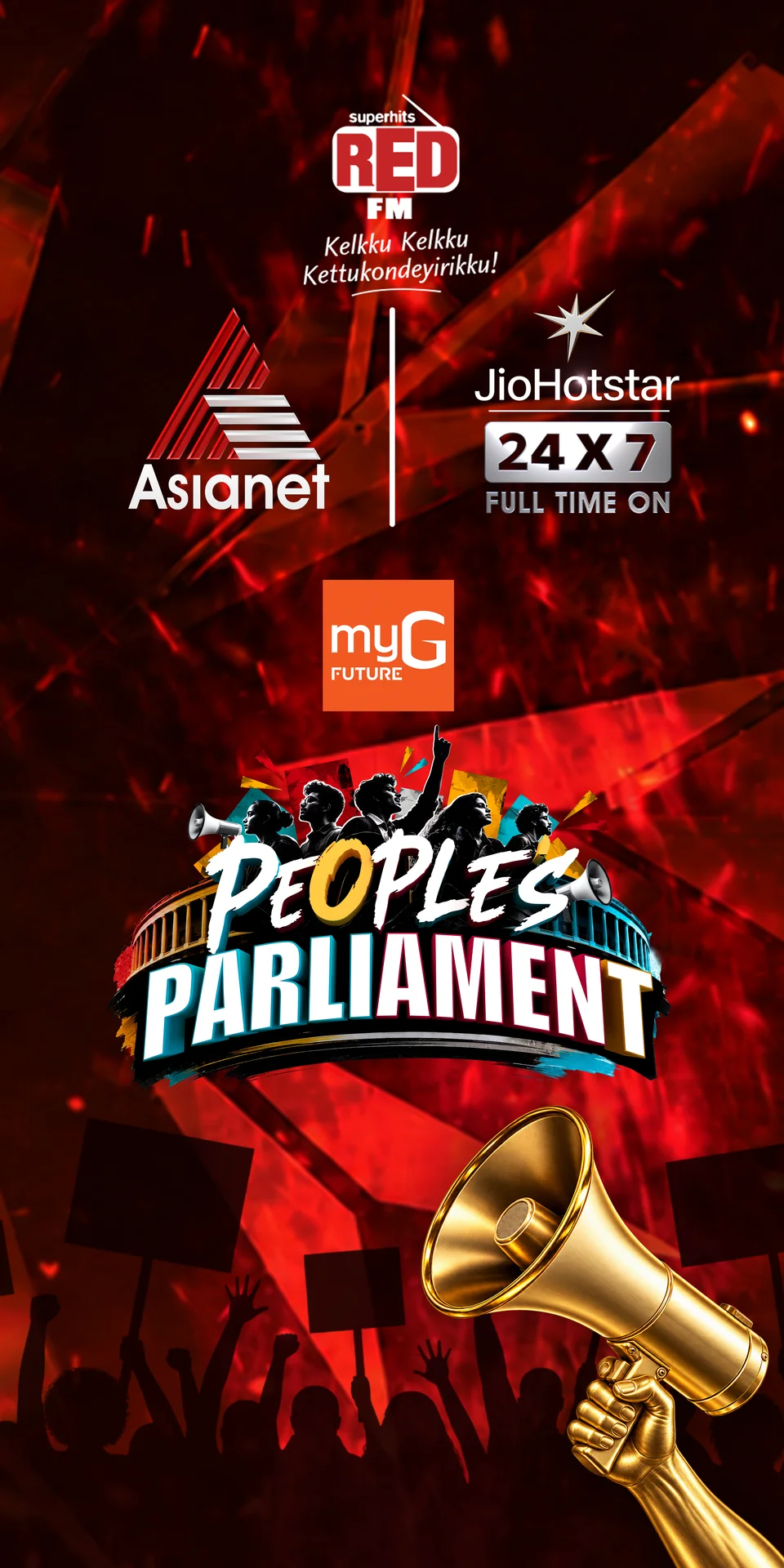BIGG BOSS peoples parliament show backgrop and and event design gallery image 4